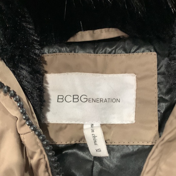 BCBGeneration faux fur trim Coat - Picture 2 of 10